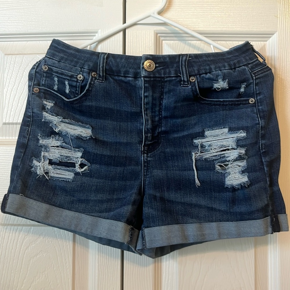 American Eagle midi jeans shorts